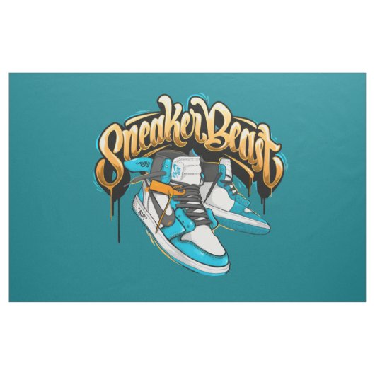 tissu en coton basket cool (Yard)