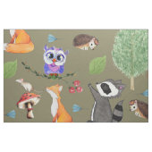 Tissu en coton Créatures de la forêt (largeur 142  (Fat Quarter)