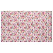 Tissu en coton, fleurs et papillons (Fat Quarter)