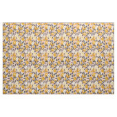 Tissu en coton imprimé citron jaune (Fat Quarter)