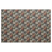 Tissu en coton imprimé Steampunk (Fat Quarter)
