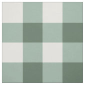 Tissu en coton peigné gingham classique sage (Échantillon)