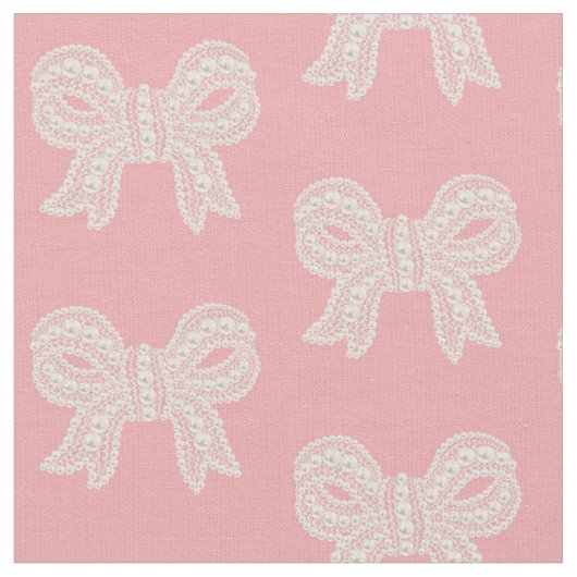 Tissu en dentelle rose et blanche (Fermer)