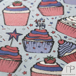 Tissu en lin pour gâteau de la fête du 14 juillet
