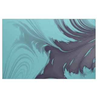 Tissu en marbre turquoise
