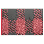 Tissu en plaid rouge (Fat Quarter)