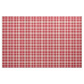 Tissu en plaid rouge classique (Yard)