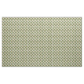 Tissu en polyester à motif floral abstrait vert mo (Yard)