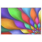 Tissu en spirale psychédélique vif lumineux (Fat Quarter)