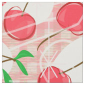 Tissu En vichy cerise (Fermer)