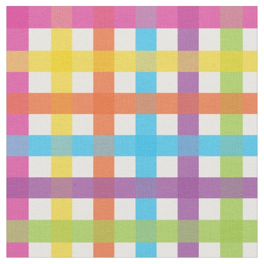 Tissu En vichy coloré (Fermer)