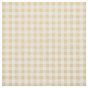Tissu En vichy Crème Beige À damiers Motif