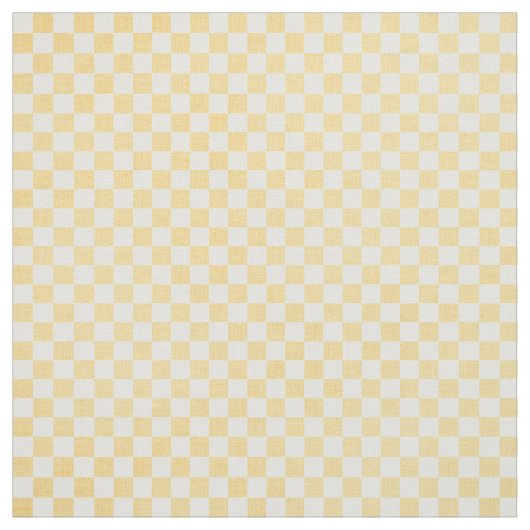 Tissu En vichy jaune (Échantillon)