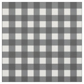 Tissu En vichy noir et blanc (Échantillon)