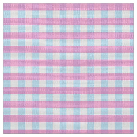 Tissu En vichy rose pâle (Échantillon)