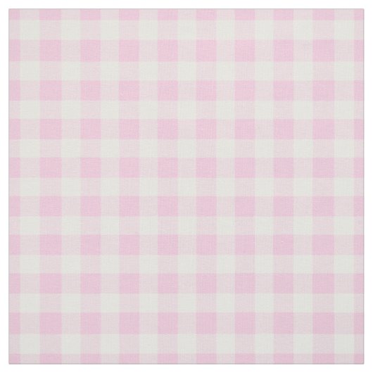 Tissu En vichy rose pâle (Échantillon)
