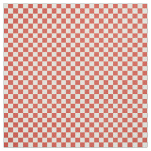 Tissu En vichy rouge