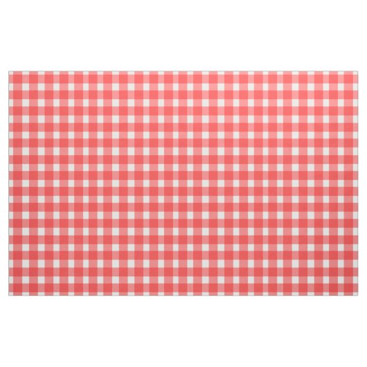 Tissu En vichy rouge (Yard)