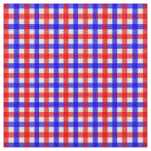 Tissu En vichy Rouge Et Bleu (Fermer)