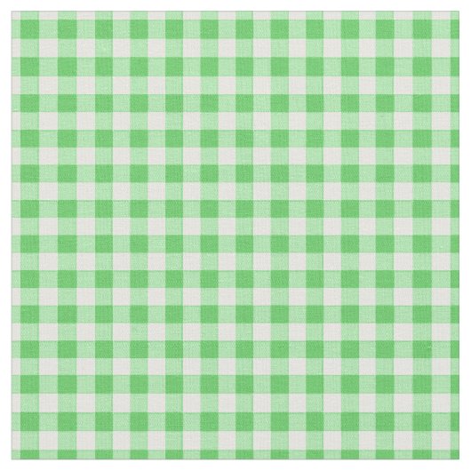 Tissu En vichy verte simple (Fermer)