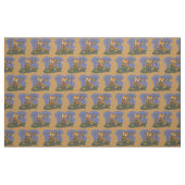 tissu enfant motif renard d'automne (Fat Quarter)