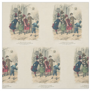 Tissu Enfants Famille Antique Victorienne Enfant