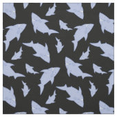 Tissu Enfants mignons de requin noir (Échantillon)
