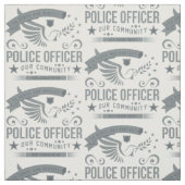 Tissu Engagement de policier (Échantillon)