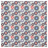 Tissu Engrenages colorés (Échantillon)