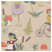 Tissu Ensemble dans la terre de grenouille (Fermer)