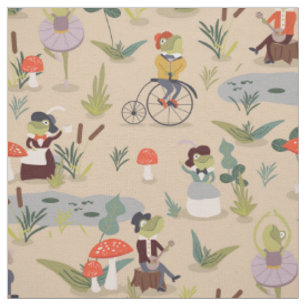 Tissu Ensemble dans la terre de grenouille