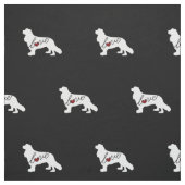 Tissu Épagneul cavalier du Roi Charles (Échantillon)