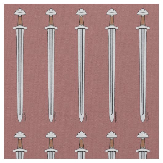 Tissu Épée viking (Fermer)