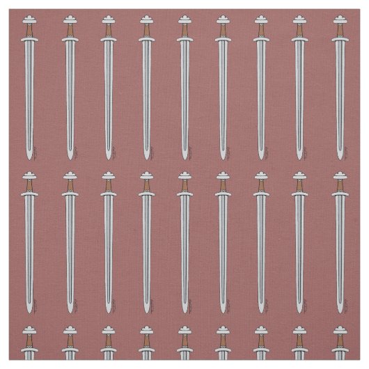 Tissu Épée viking (Échantillon)