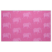 Tissu Éphant de Paisley - rose glacée et fuchsia (Fat Quarter)