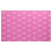 Tissu Éphant de Paisley - rose glacée et fuchsia (Yard)