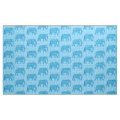 Tissu Ephène de fleur de Lotus - turquoise (Yard)