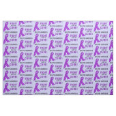 Tissu Épilepsie : Combat pour le traitement ! (Fat Quarter)