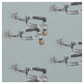 Tissu Épingles argentés (fermé)