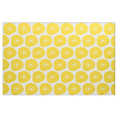 Tissu Epoque atomique Citron Slices Starburst Imprimer (Fat Quarter)