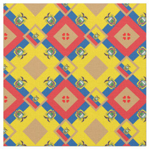 Tissu Equateur Drapeau et Equateur Mode textile branché
