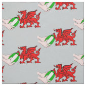 Tissu Équipe De Pays De Galles De Rugby Dragon (Échantillon)