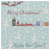 Tissu Équipe de père Noël (Fermer)