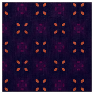 Tissu Équipe sportive violette et orange School Spirit