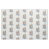 Tissu Escalade de roche accélère et fils (Fat Quarter)