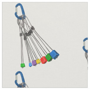 Tissu Escalade de roche fils et carabiner