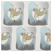 Tissu Escalade rocheuse Capybara (Échantillon)