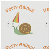 Tissu Escargot animal de fête (fermé)