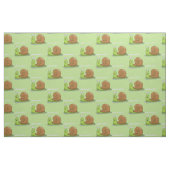 Tissu Escargots emballant le vert (Fat Quarter)