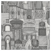 Tissu espace ville soleil (Fermer)